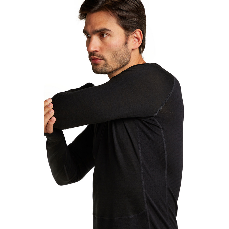Icebreaker Herren 200 ZoneKnit Crewe Longsleeve