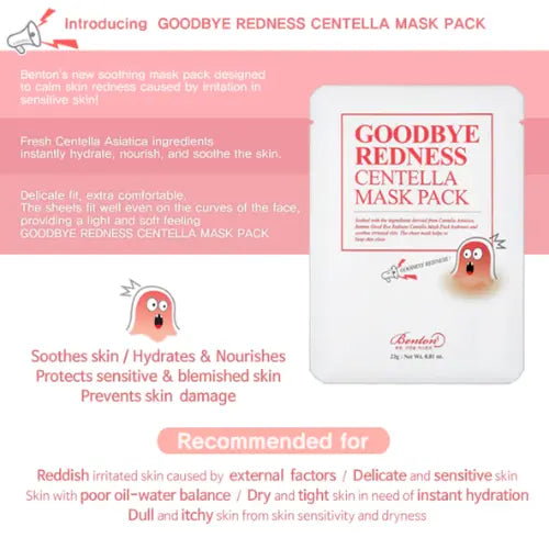 Goodbye Redness Centella Cica Mask Pack