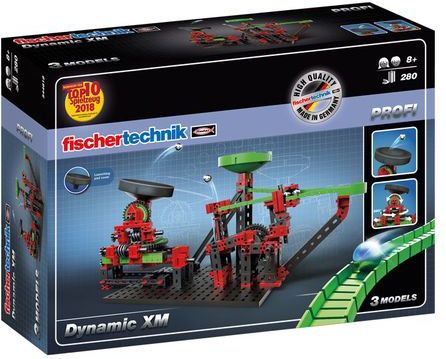 Fischertechnik Dynamic Set - XM, 280dlg. Afmeting verpakking: 32 x 23 x 8 cm