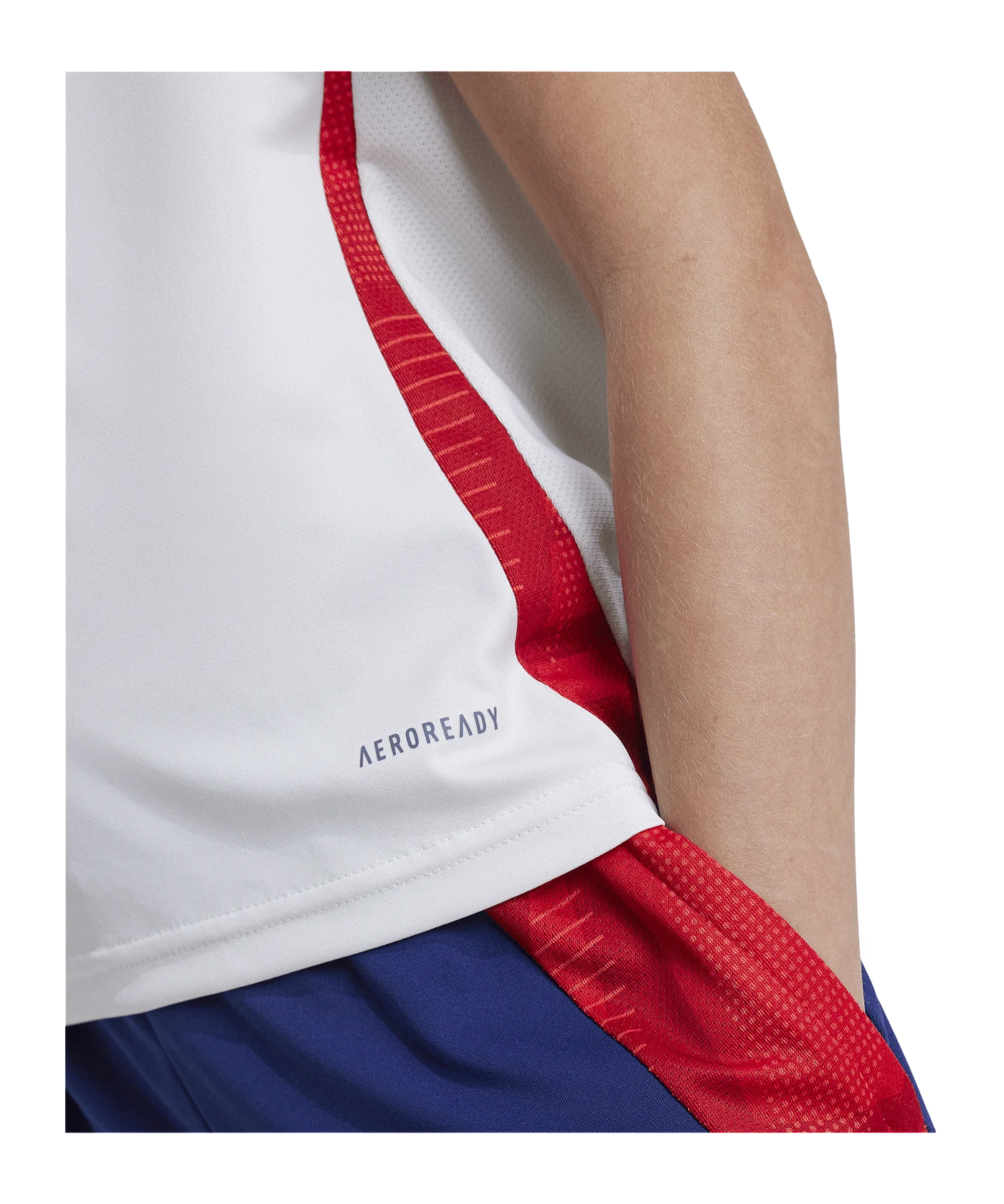 adidas Olympique Lyon Trainingsshirt Kids Weiss