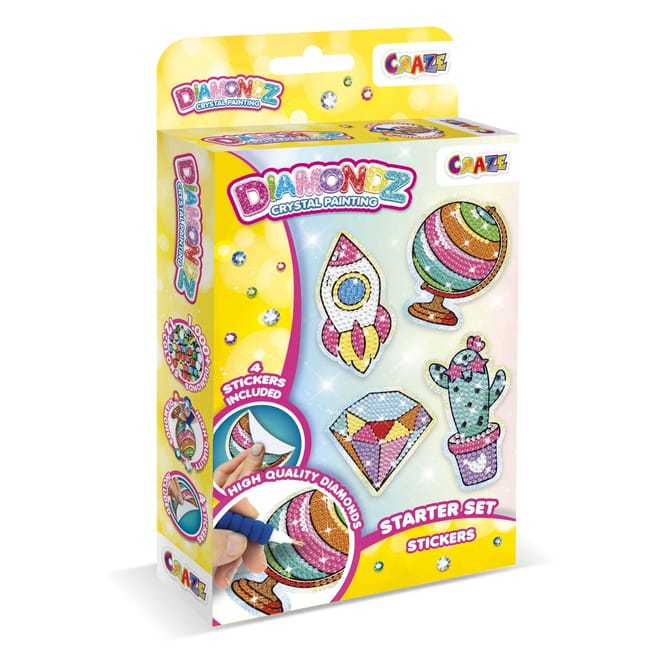 DIAMONDZ - Bastel Sticker Starter Set - 1 Stück