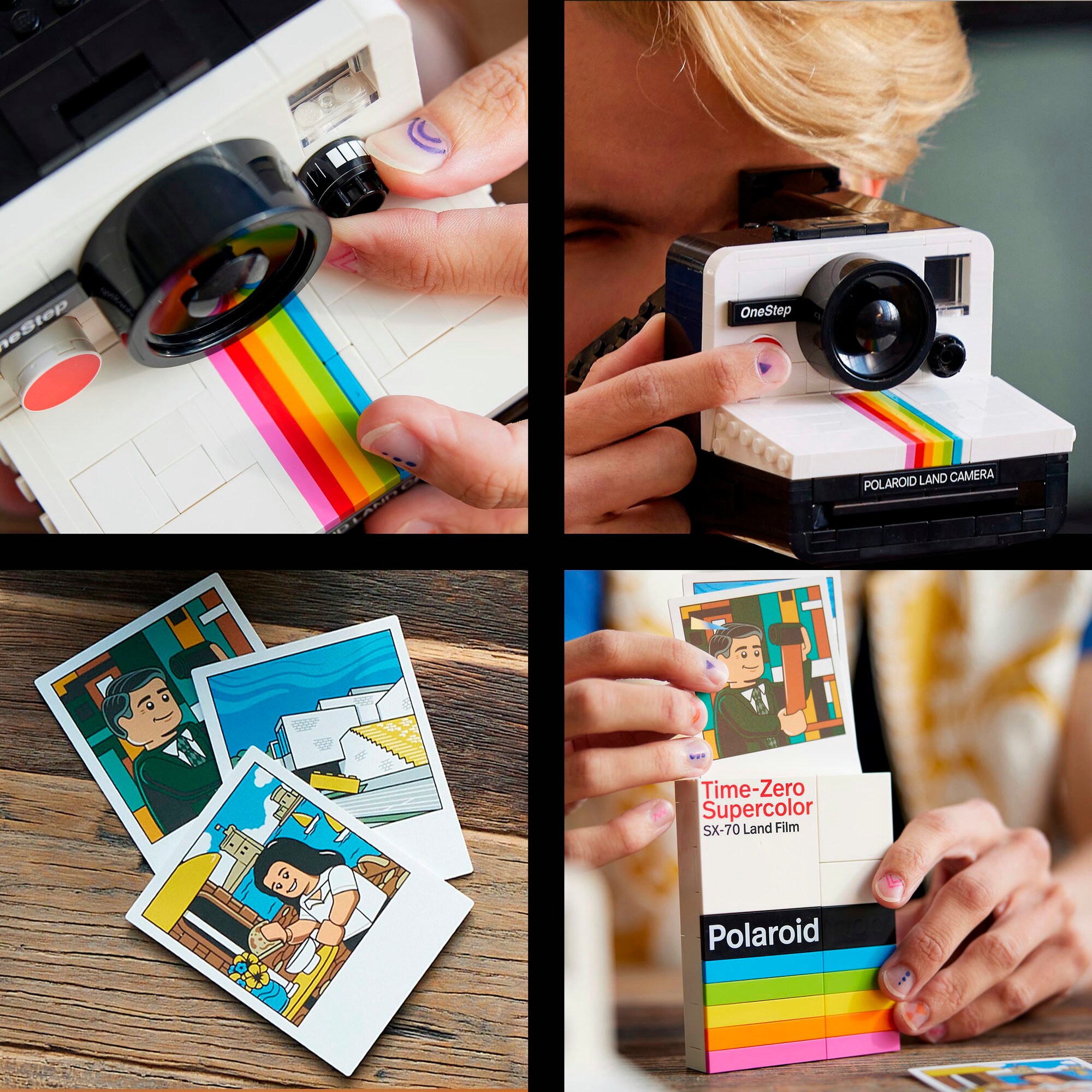LEGO Konstruktionsspielzeug Ideas Polaroid OneStep SX-70 Sofortbildkamera