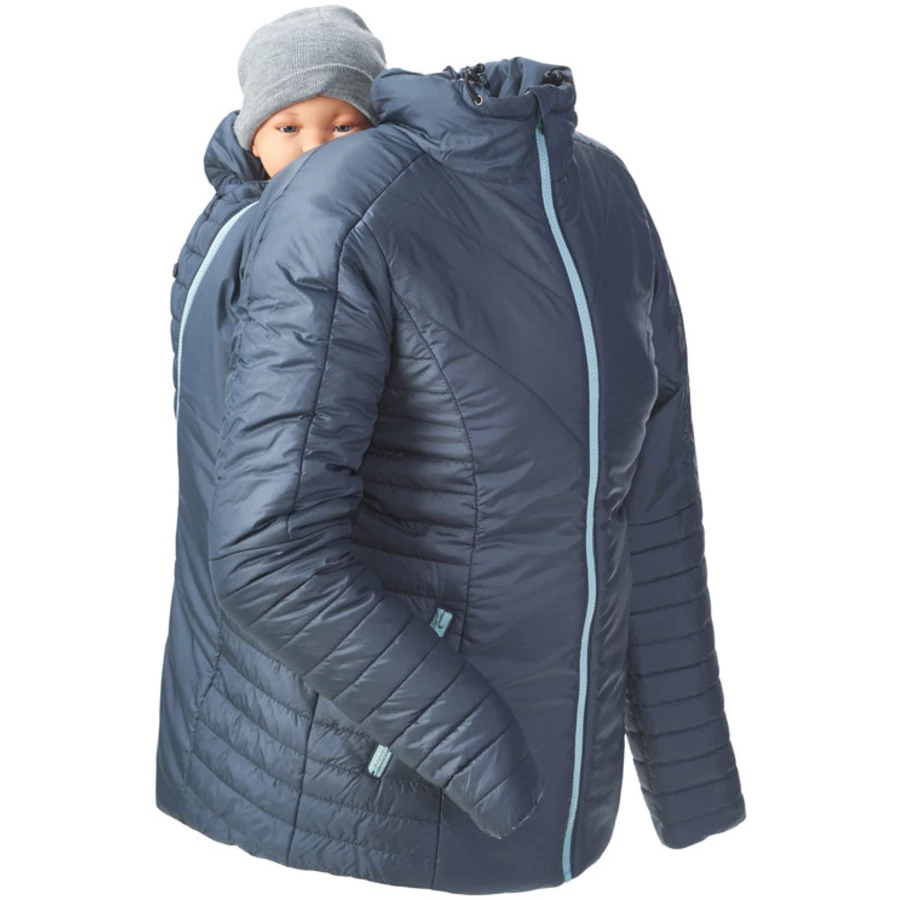mamalila Stepp-Tragejacke taubenblau