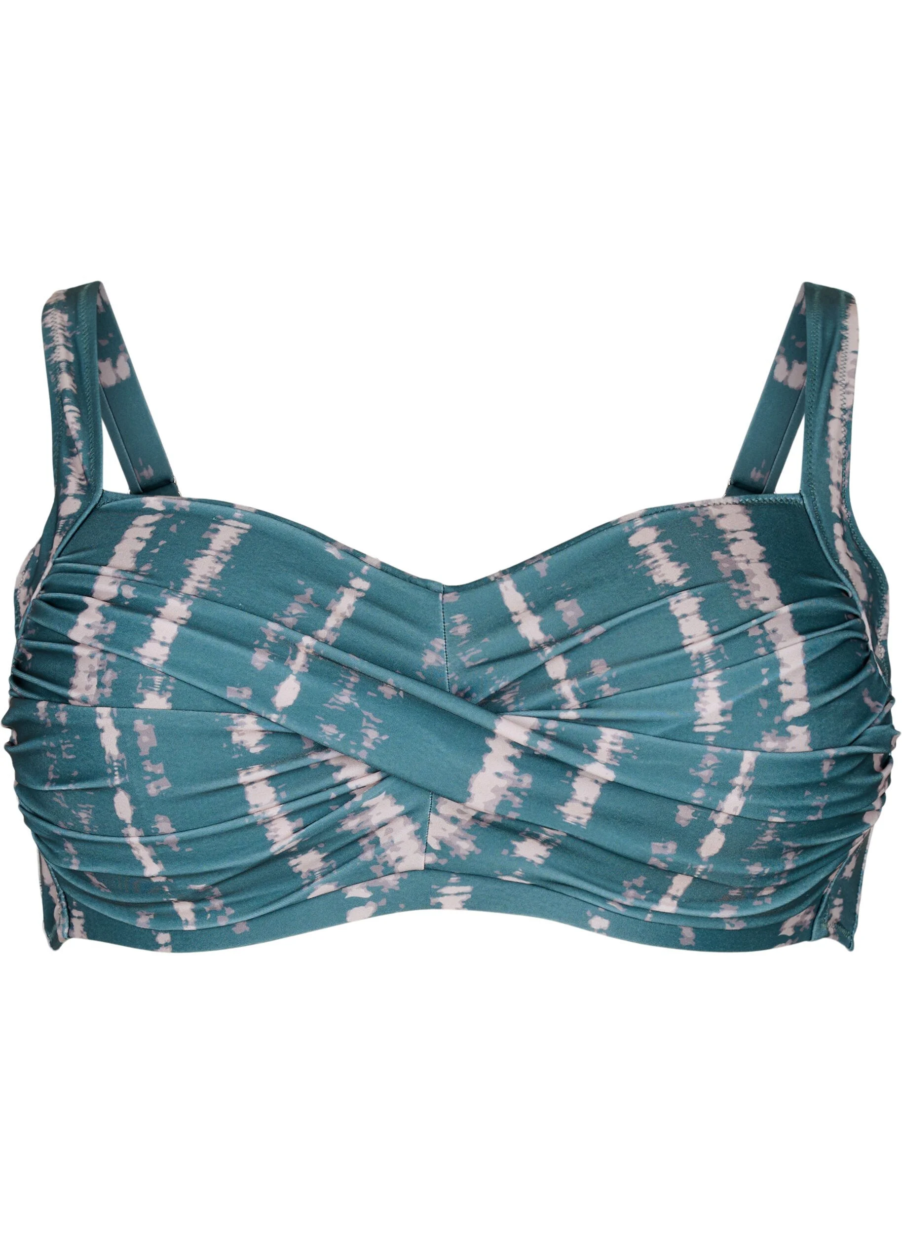 Printet bikini overdel