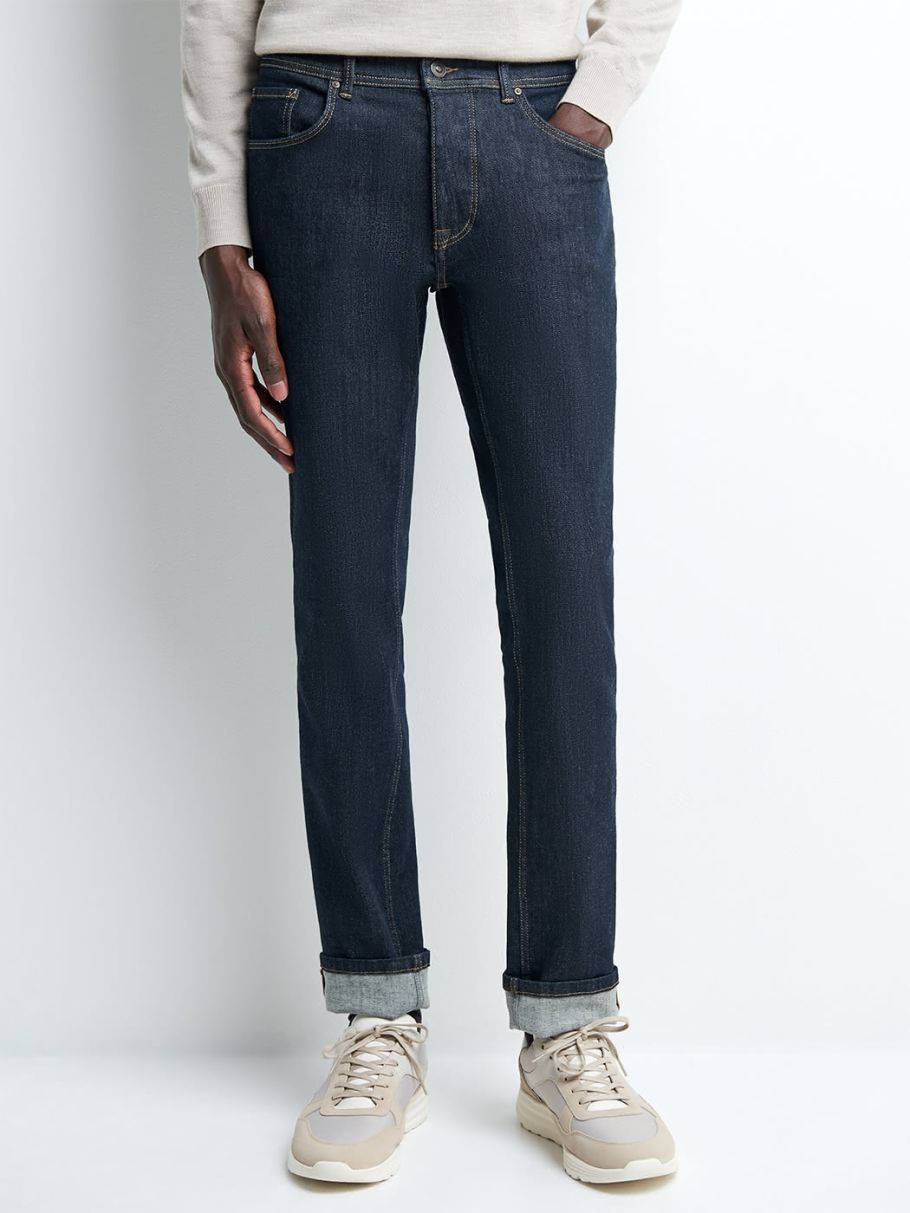 Jean xslim en coton élasthane brut