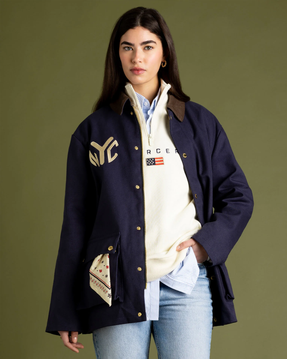 Mercer Amsterdam The Subway Jacket Donkerblauw Jas