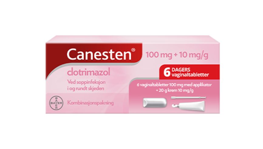 Canesten Vag tab 100 mg/Krem 1 %