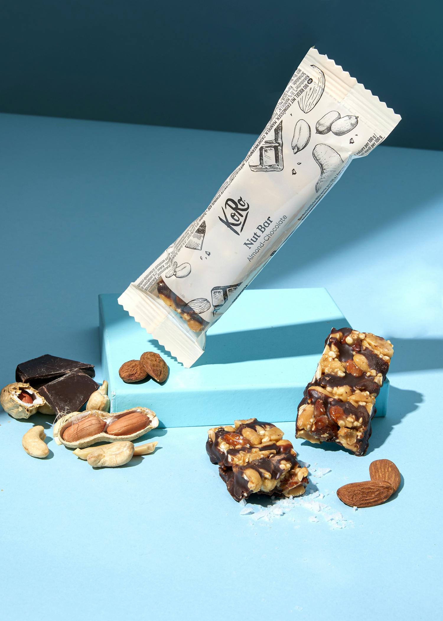Bio Nut Bar Almond-Chocolate with Sea Salt 45 g
