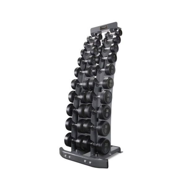 Titanium Strength Set Halteres Borracha e Rack