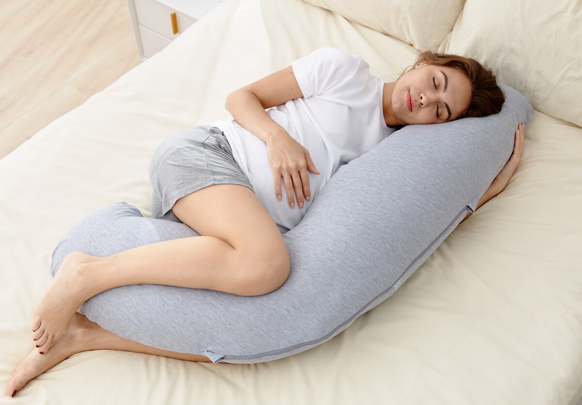 Momcozy J Form Schwangerschafts-Kissen