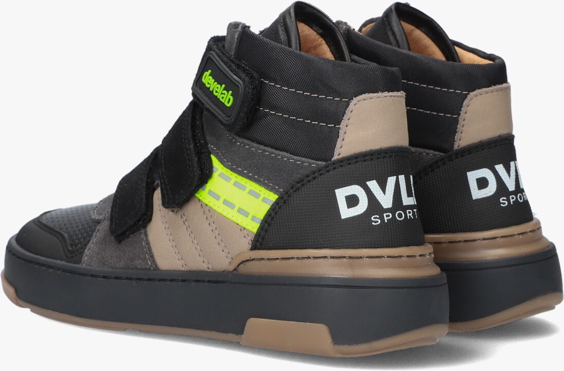 DEVELAB zwarte develab hoge sneaker 47679