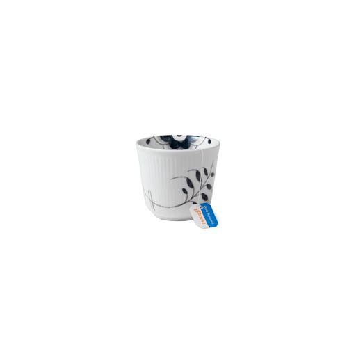 Royal Copenhagen Sort Mega Riflet Termokop, 26 cl