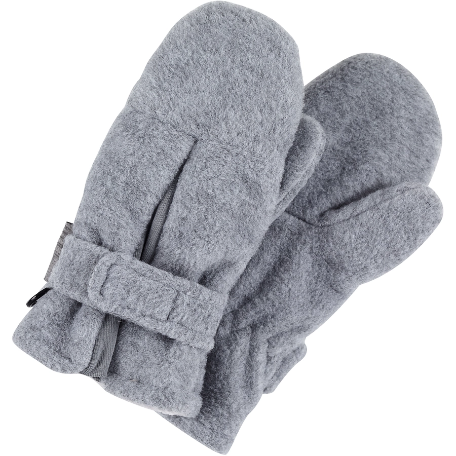 Sterntaler Fäustlinge Microfleece uni silber mel.