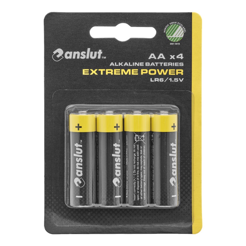 AA-batterier 4-pk