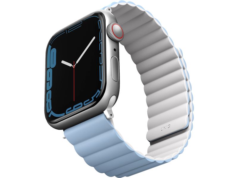 Uniq Armband Revix Apple Watch 40/41/42 mm Weiss Blau Passend zur Apple Watch 40/41/42 mm