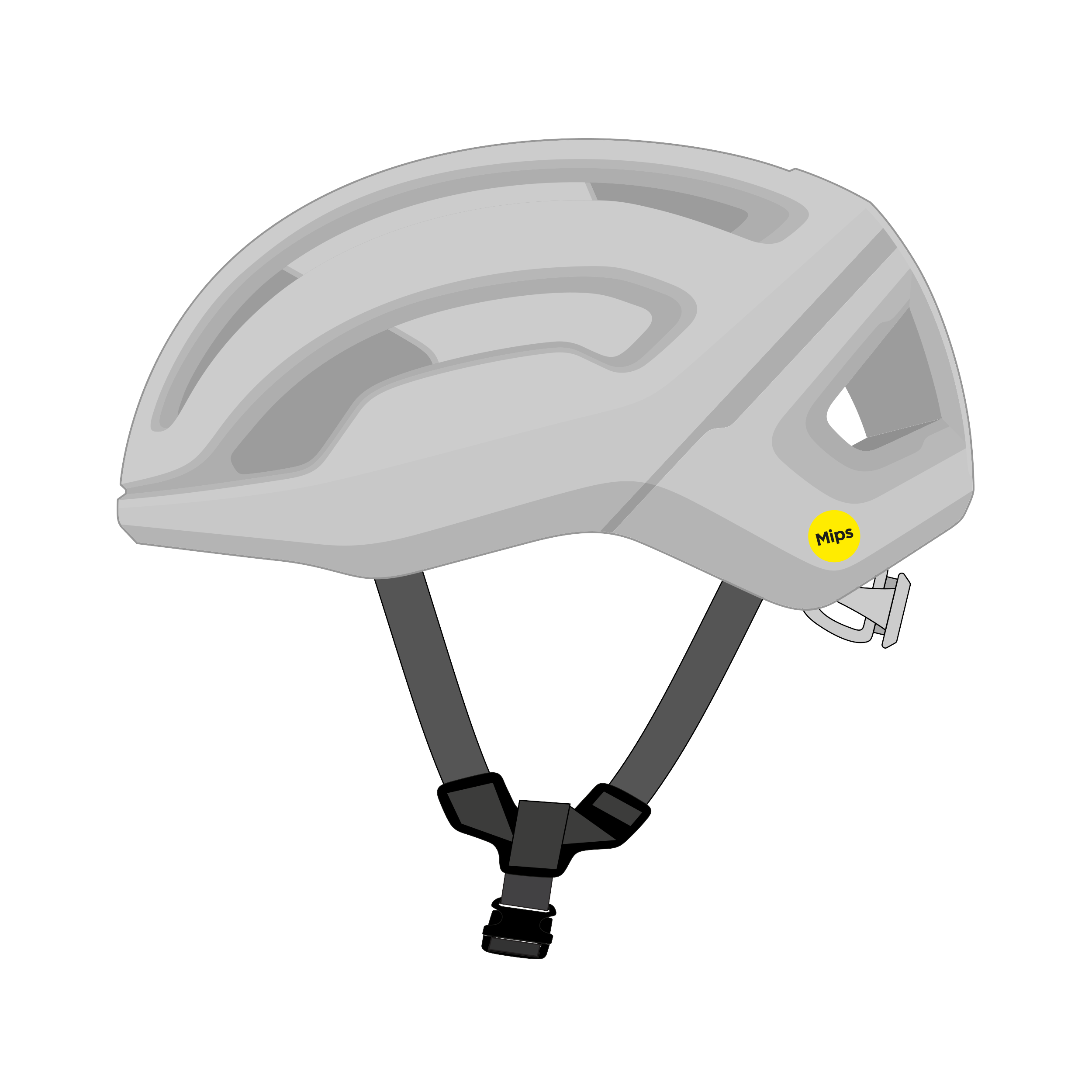 POC Omne Air MIPS cykelhjelm mat grå