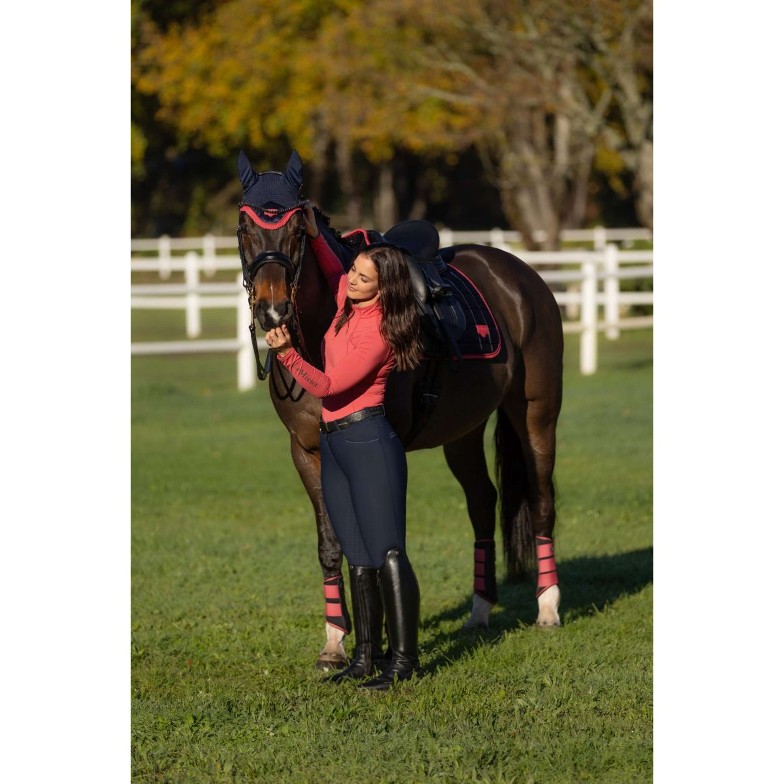 LeMieux Shirt Base Layer Classique Cranberry