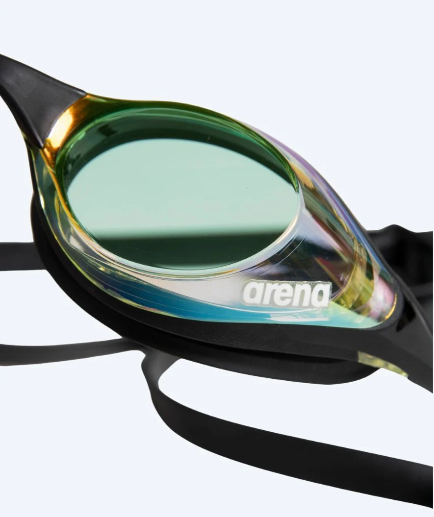 Arena svømmebriller - Cobra SWIPE Mirror - Sort/gul