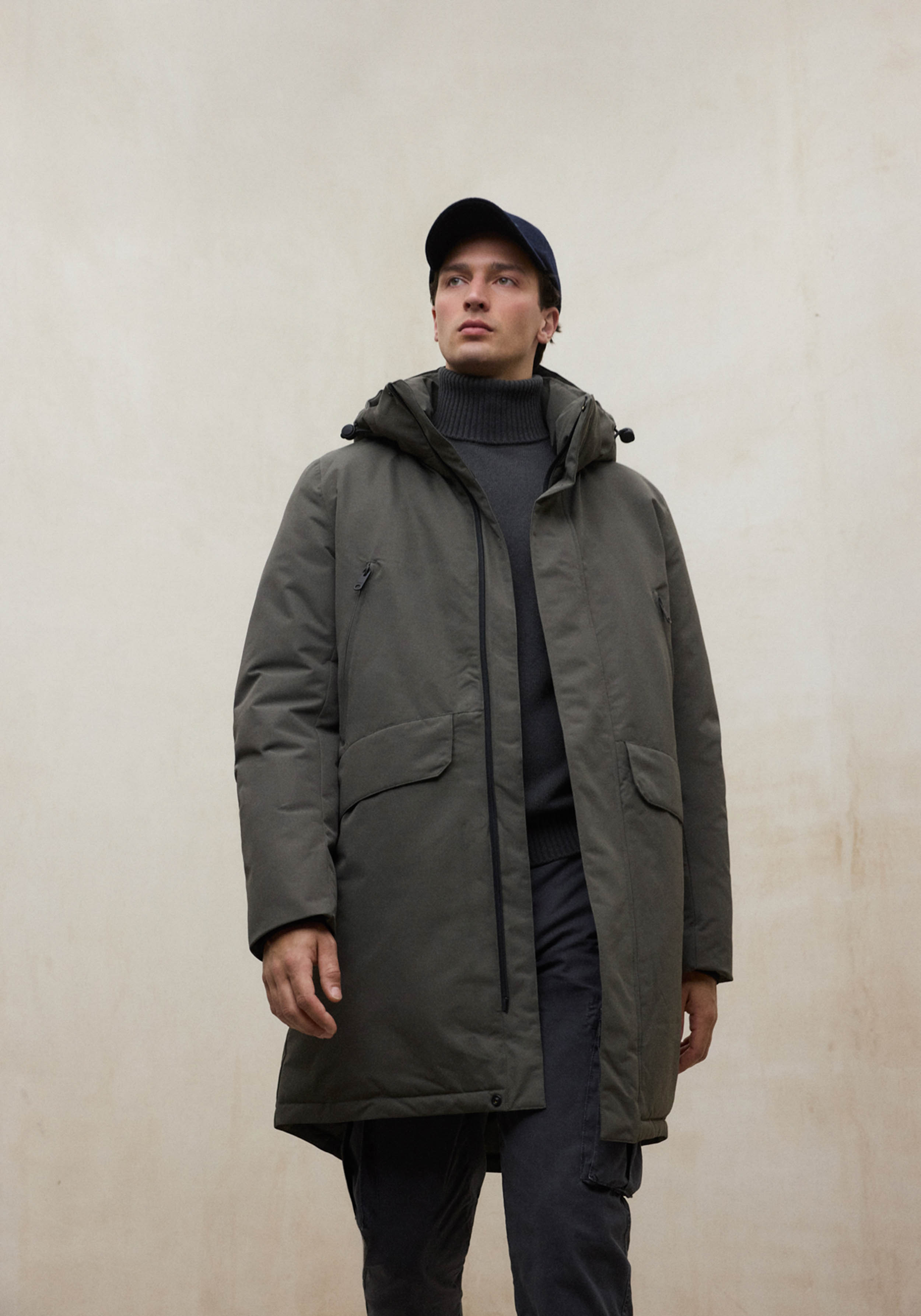 Ecoalf Herrenmantel Iceberg Jacket Asteroid