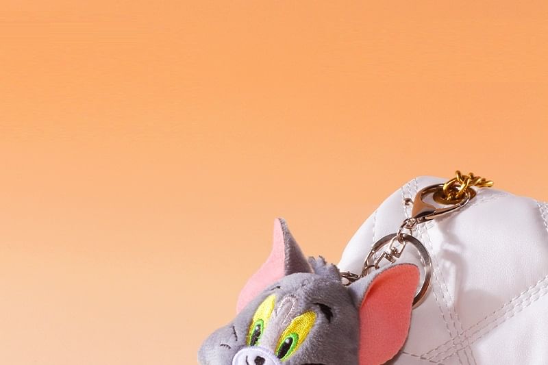 HUGKIS - Tom & Jerry Food Pluche Tashanger Sleutelhanger (Verschillende Ontwerpen)