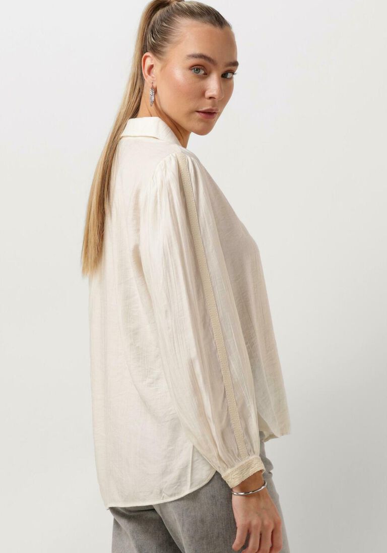 SIMPLE beige simple blouse wv-vis-crin-24-1