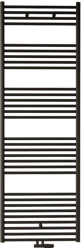 Designradiator Nile Gobi 1275 Watt Mat Zwart Middenonderaansluiting