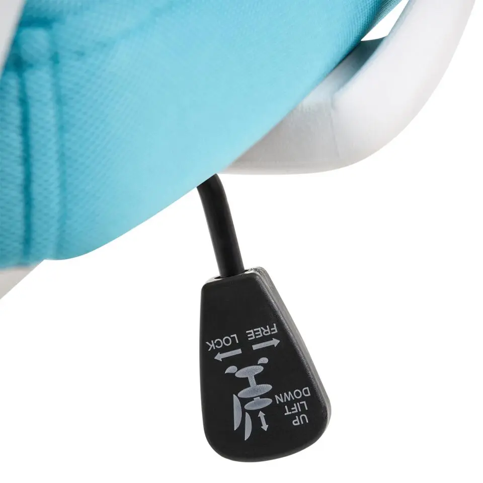BONNY - Bureaustoel - Blauw - Polyester