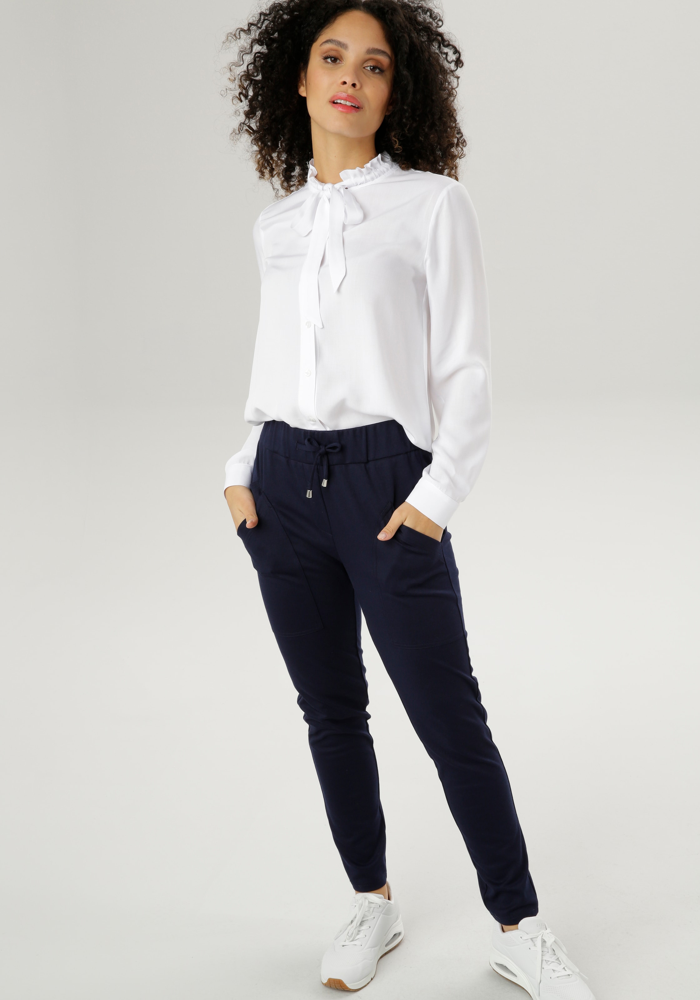 Aniston SELECTED Schlupfhose  mit grossen, aufgesetzten Taschen