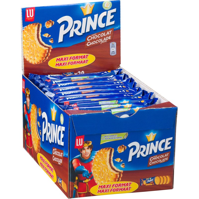 Prince chocolat Lu x 4 - Étui de 80 g