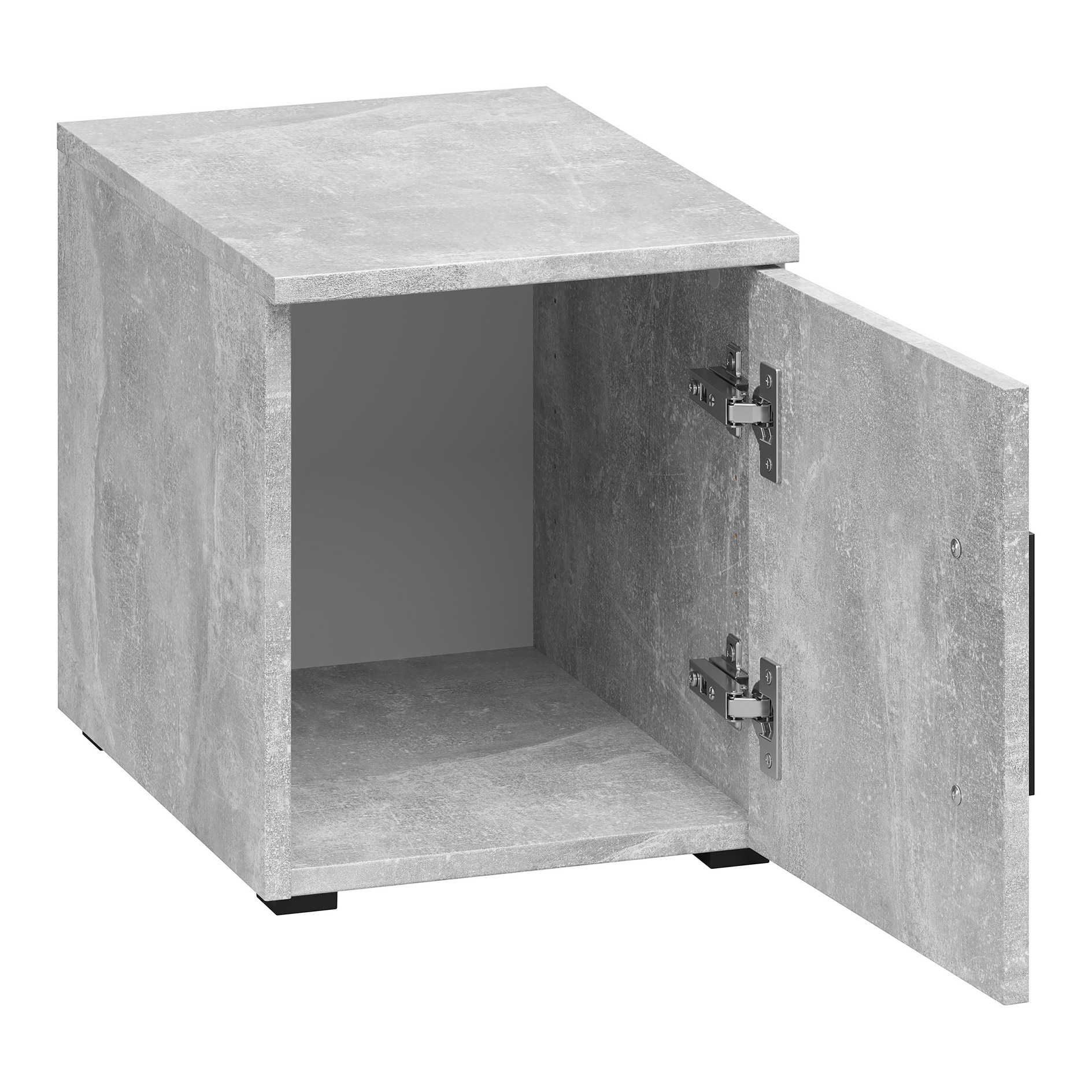 Aufsatzelement - auch hängend verwendbar - Betonoptik - Breite 30 cm