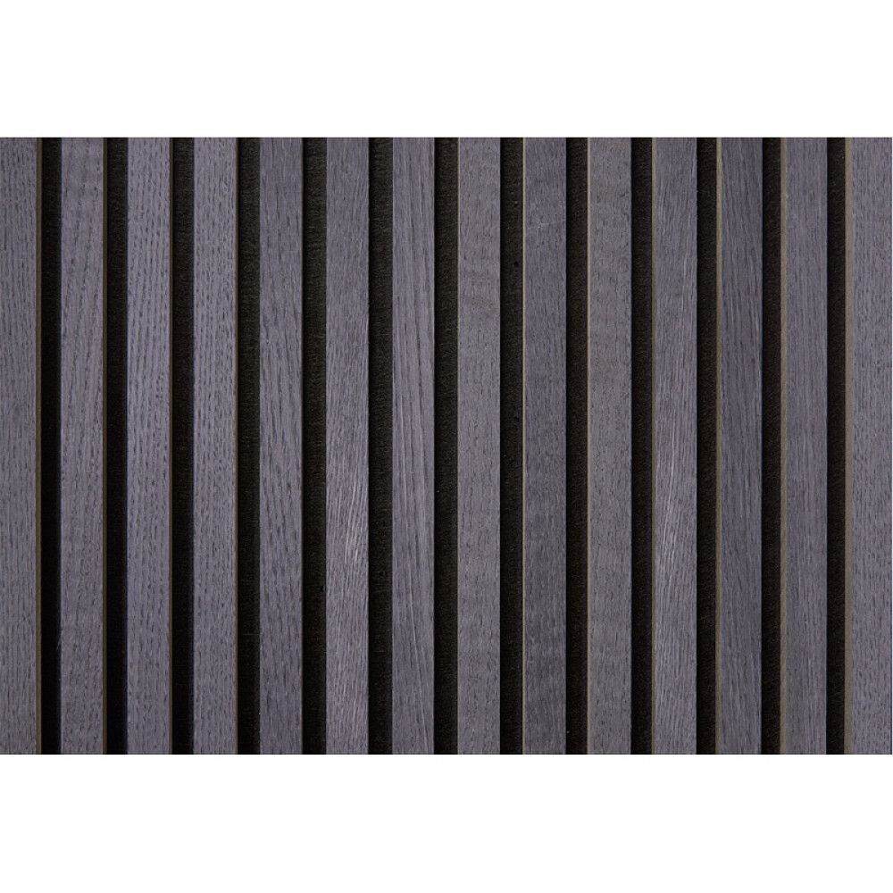 AKUSTIKKPANEL FIBROTECH BASIC 22X605X2440MM SVART EIK