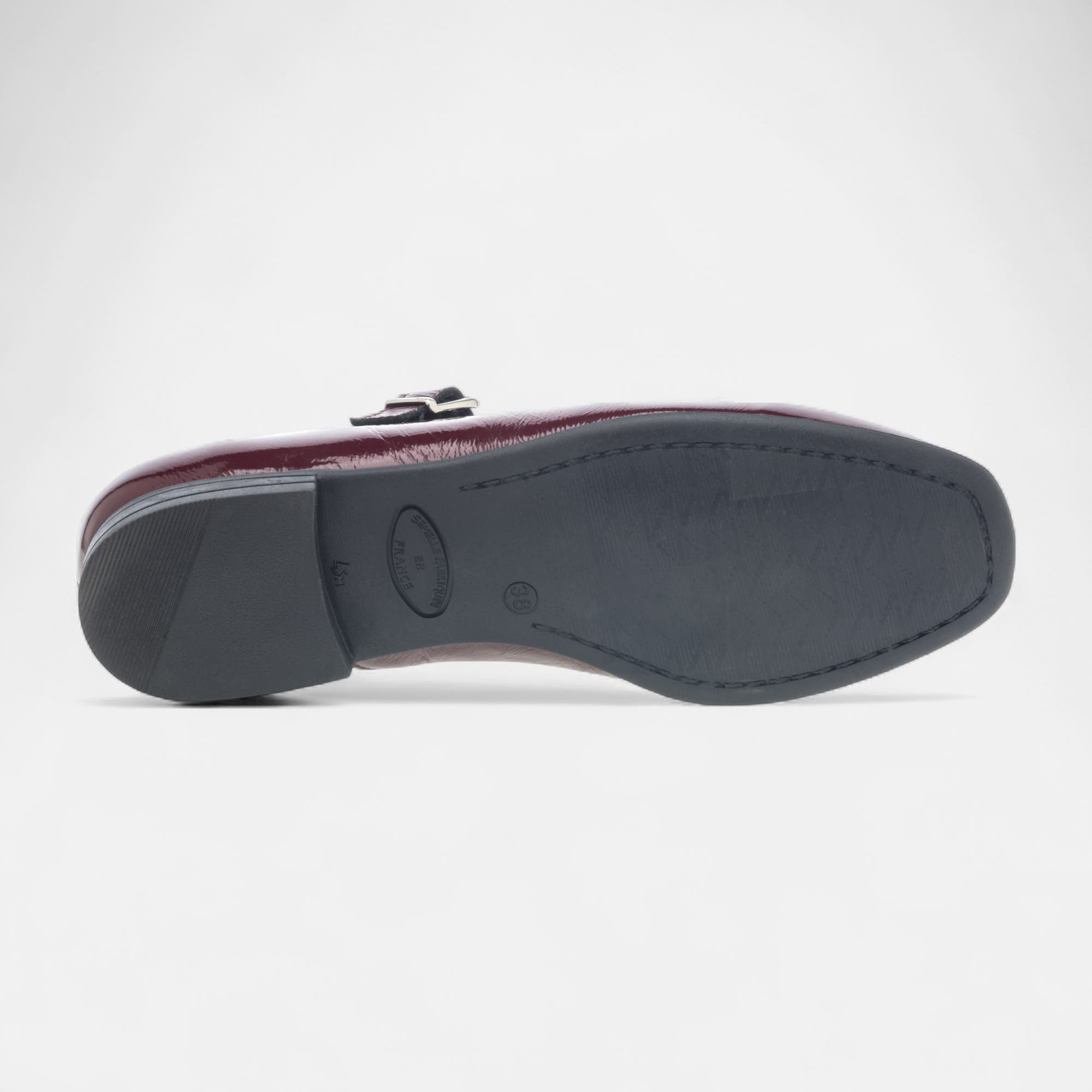 Babies Femme en cuir bordeaux