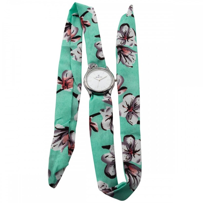 Montre Femme CHTIME bracelet Tissu Vert