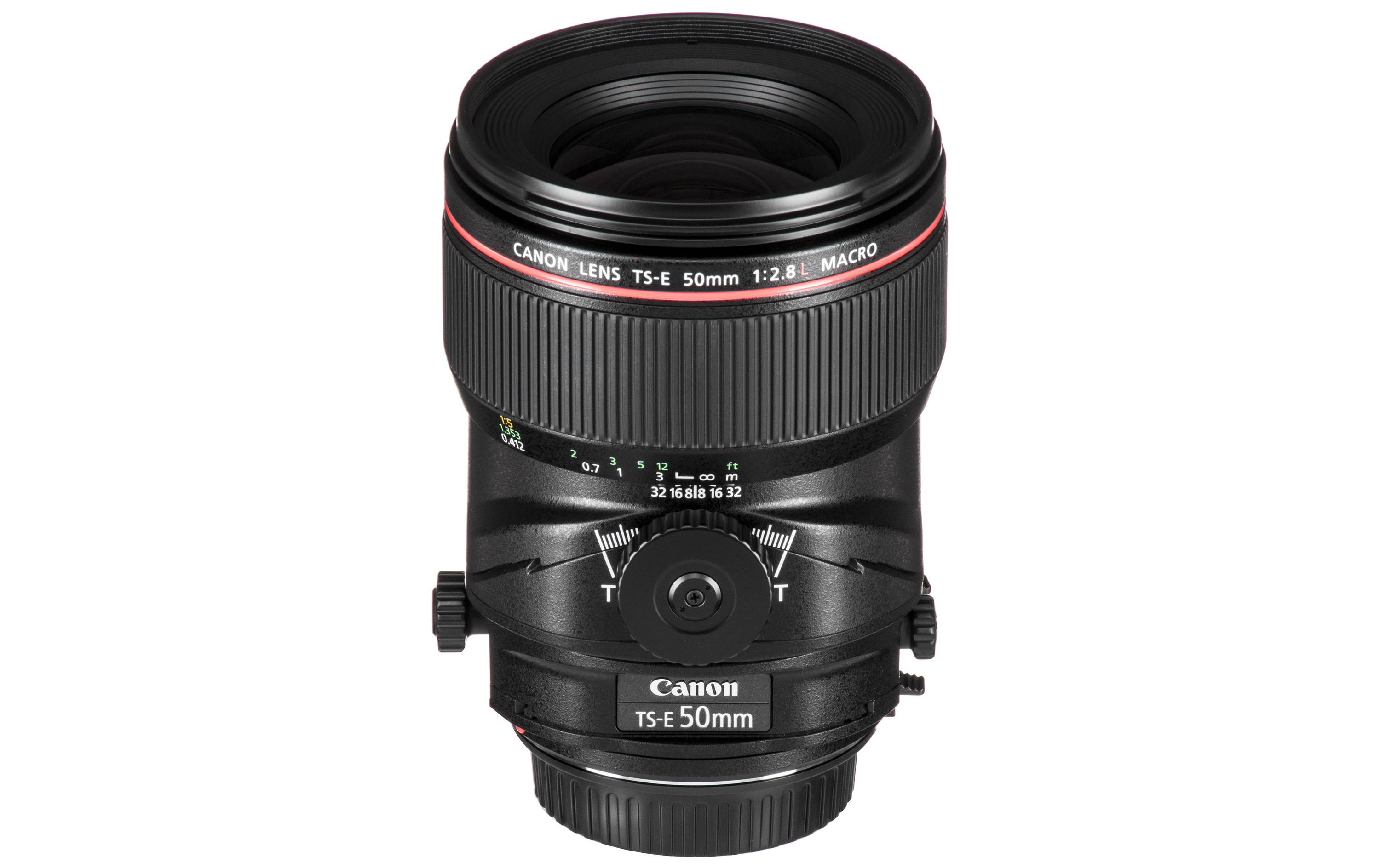 Festbrennweite TS-E 50mm F/2.8L Macro – Canon EF<br>Aussergewöhnliches Tilt- und Shift-Objektiv mit 90 mm Brennweite