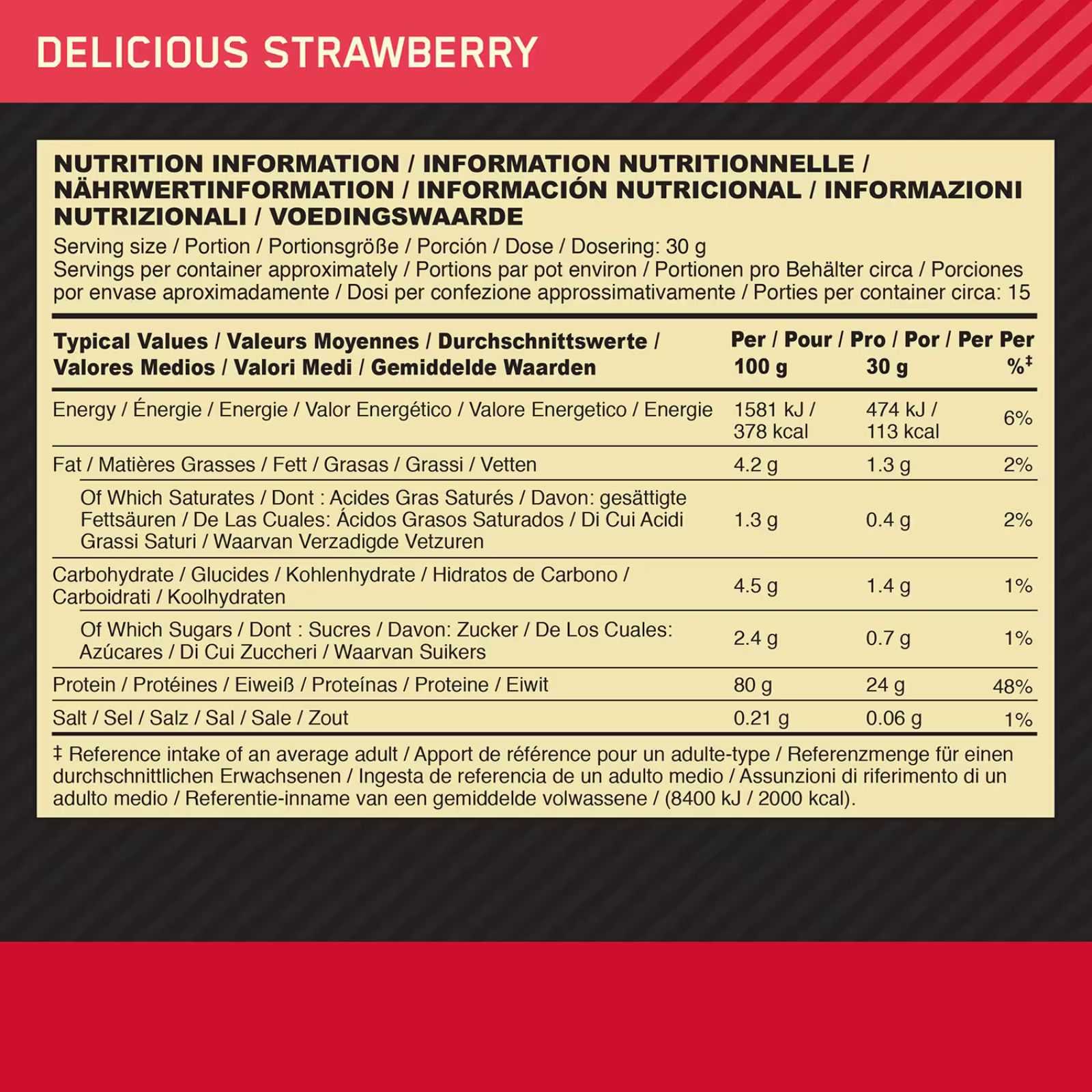 Optimum Nutrition 100% Whey Gold Standard 450 g