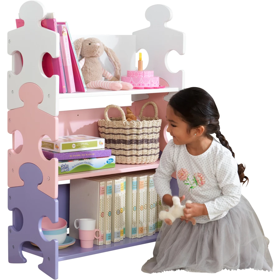 KidKraft® Bücherregal Puzzle Pastell