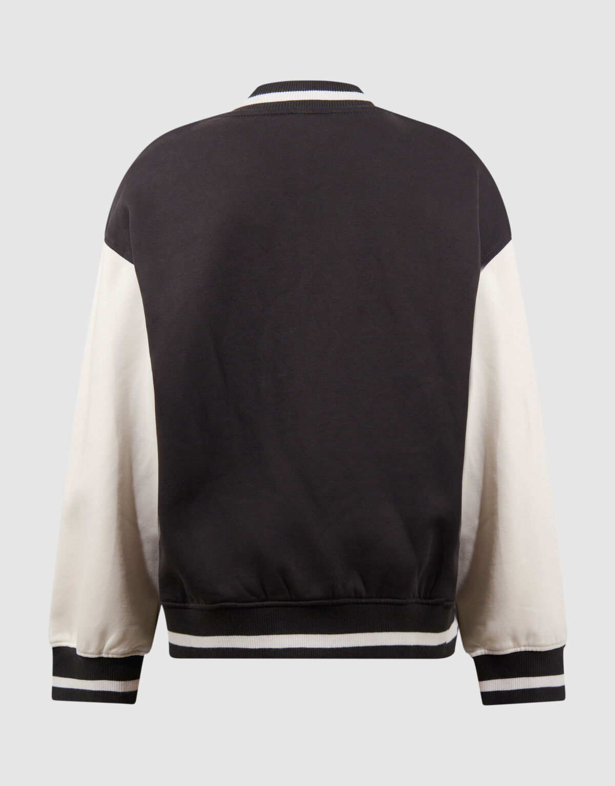 Varsity Bomber Jack Donkergrijs