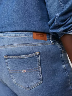 Calça jeans super skinny de cintura ultra alta Curve Melany