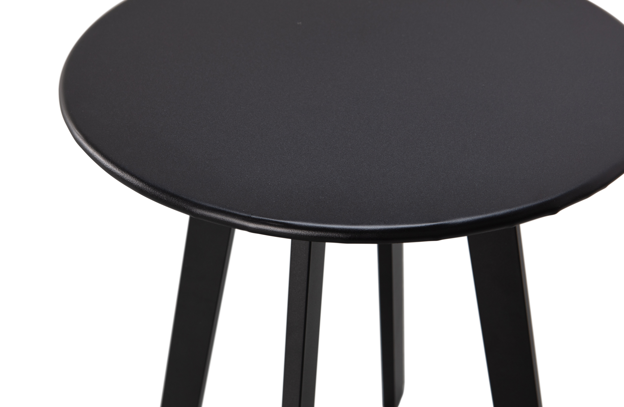 WOOOD bijzettafel Fer metaal Fer bijzettafel metaal zwart Ø40cm