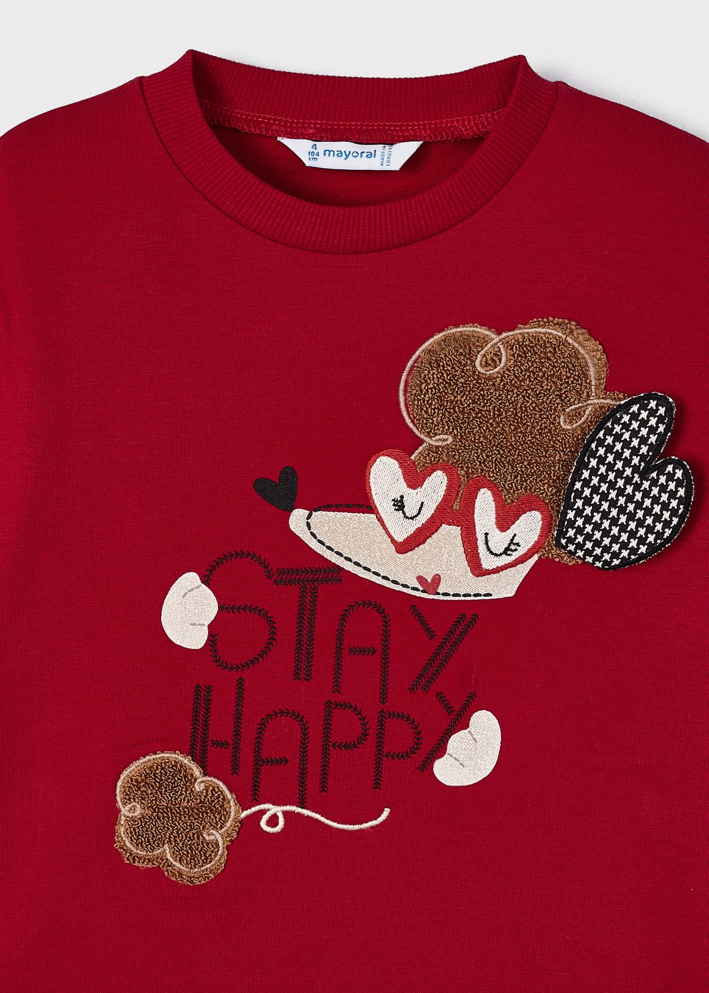 Moletom Better Cotton estampado para meninas