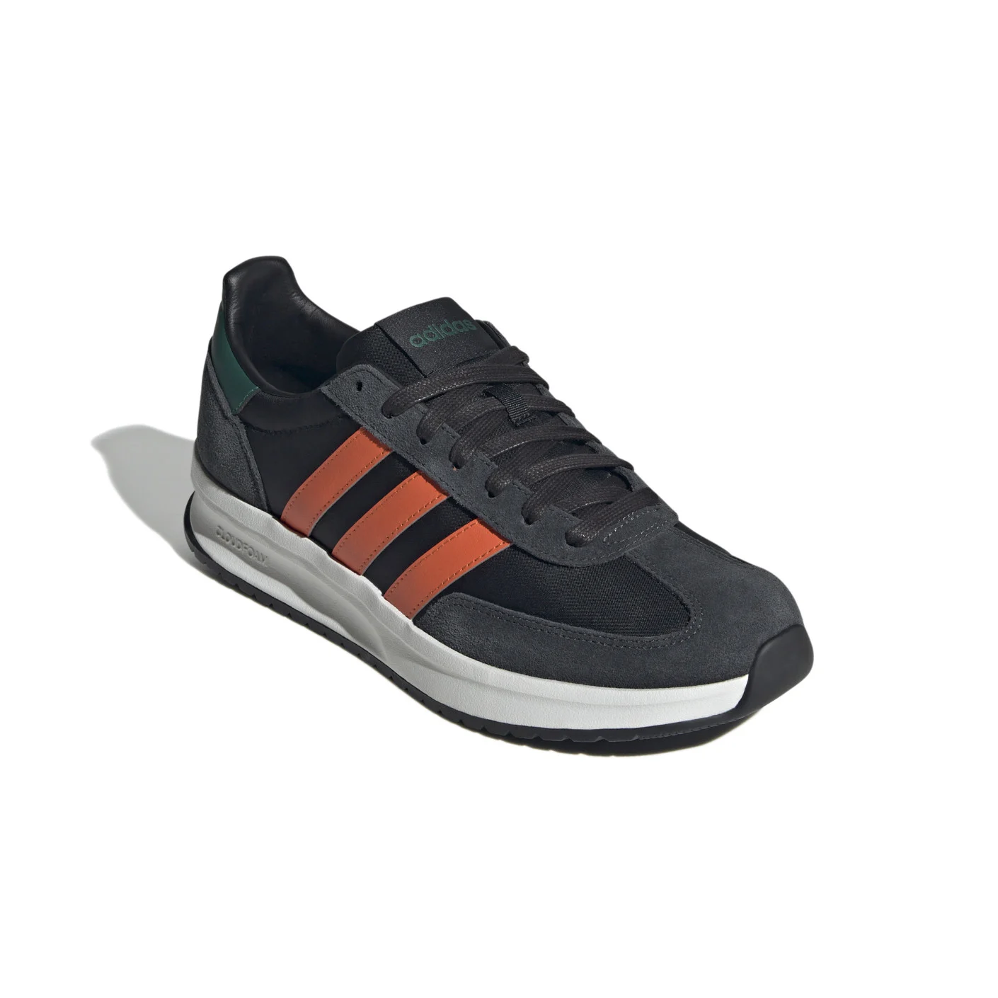 Adidas Run 70s 2.0 Sneakers Zwart Donkergrijs Felrood