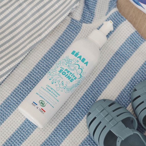 Lait nettoyant visage et corps à l'huile d'amande douce bio 250ml - BEABA