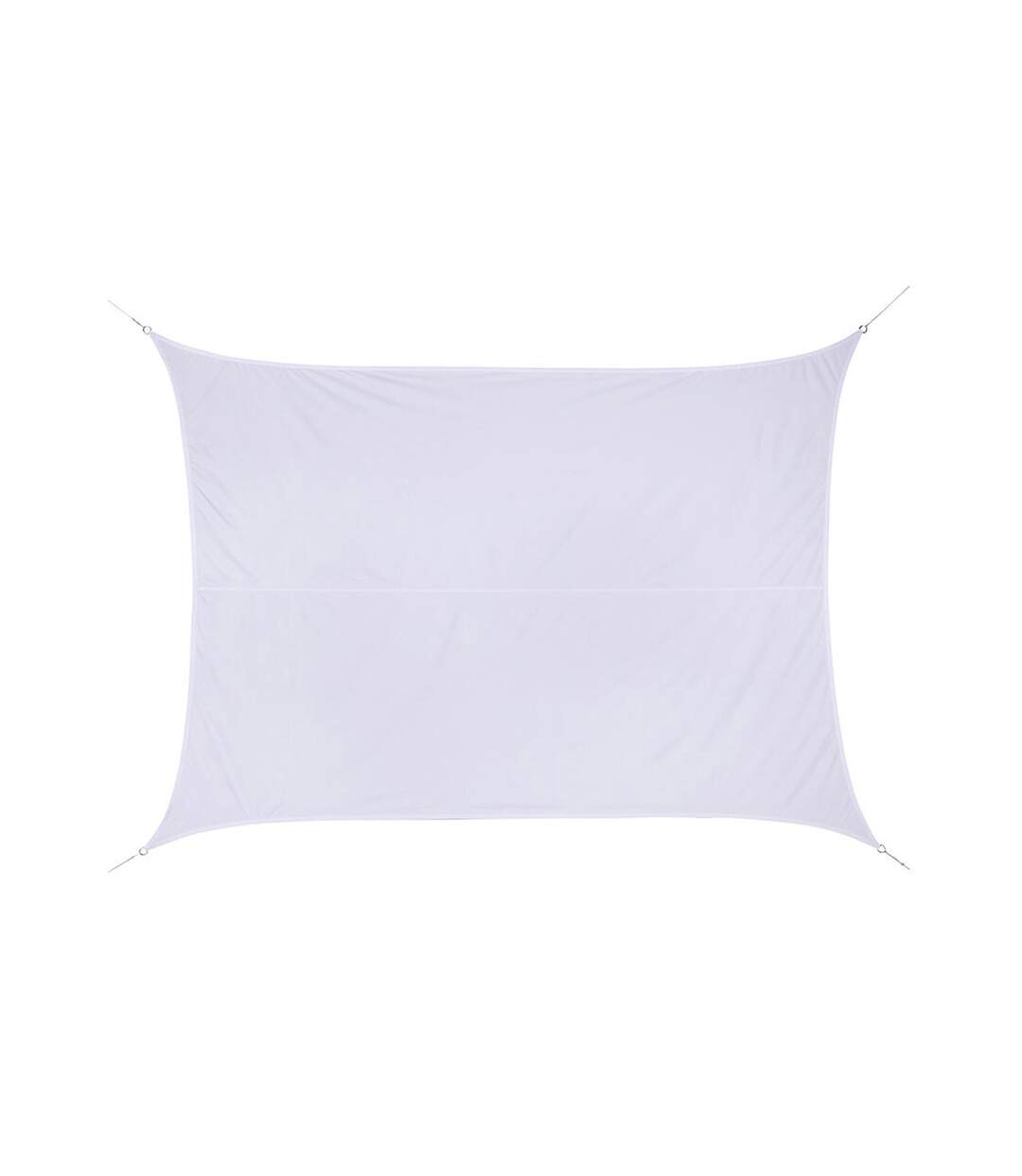 Voile d'ombrage rectangulaire Curacao - 3 x 4 m - Blanc