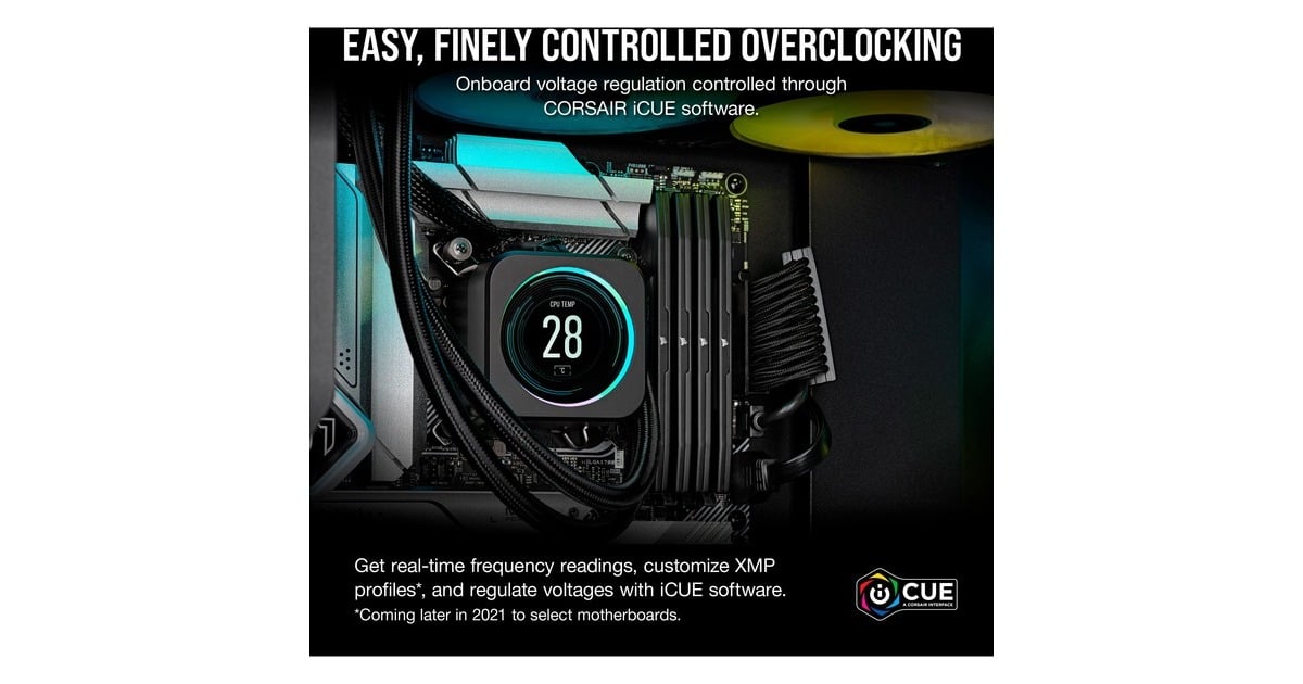 Corsair32 GB DDR5-6400 Kit werkgeheugen  (Zwart, CMK32GX5M2B6400C32, Vengeance, XMP)