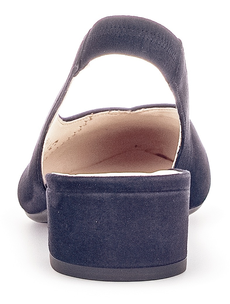 Gabor Slingpumps  , Blockabsatz, Abendschuh, Sommerschuh mit elastischem Riemchen