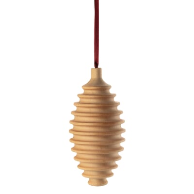 Christbaumschmuck Zirbenholz, Zapfen