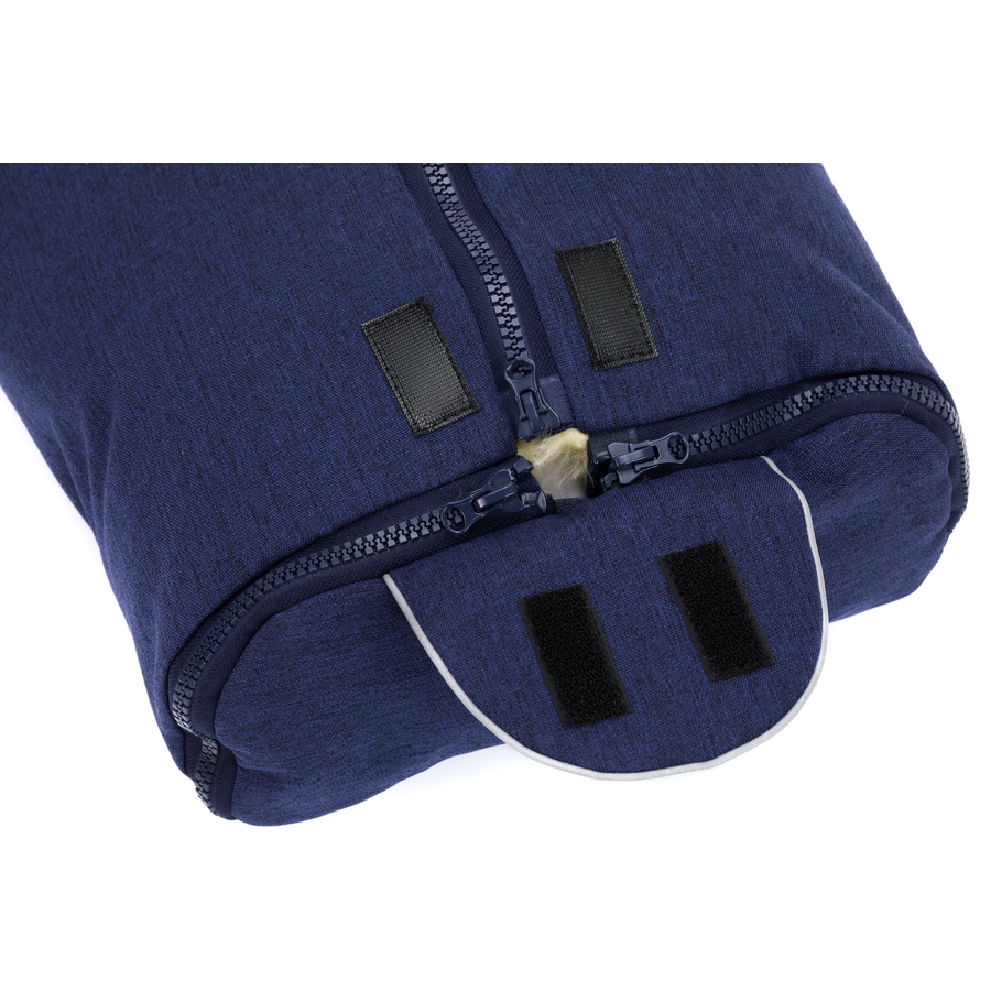 fillikid Winterfußsack Pamir für Babyschale Echtfell Schwarz Melange