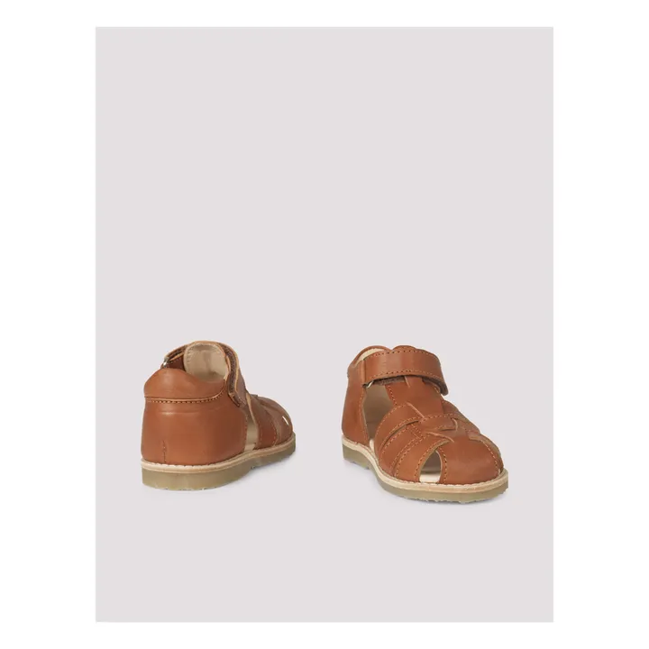 Petit Nord Sandales Scratchs Classic | Cognac