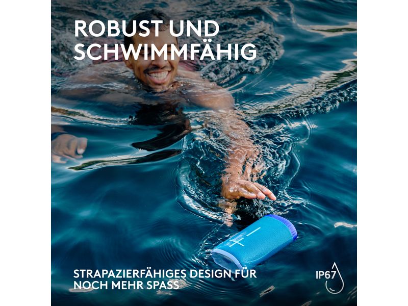 Ultimate Ears Bluetooth Speaker Everboom Schwarz Ultimativer mobiler Bluetooth-Lautsprecher mit ausgewogenem 360°-Sound, kräftigen Tiefen und anpassbarem EQ