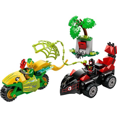 LEGO Marvel Spin og Electros jagt i dinosaurkøretøjer 11198